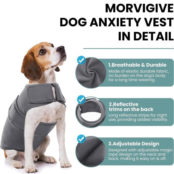 Pet Vest Dog Anxiety Relief Clothing Puppy Clothing With Shock Protection Features - Image 4