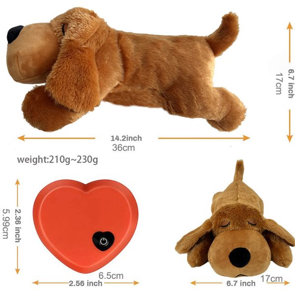 Plush Heartbeat Doll Pet Anxiety Companion Toy - Image 3
